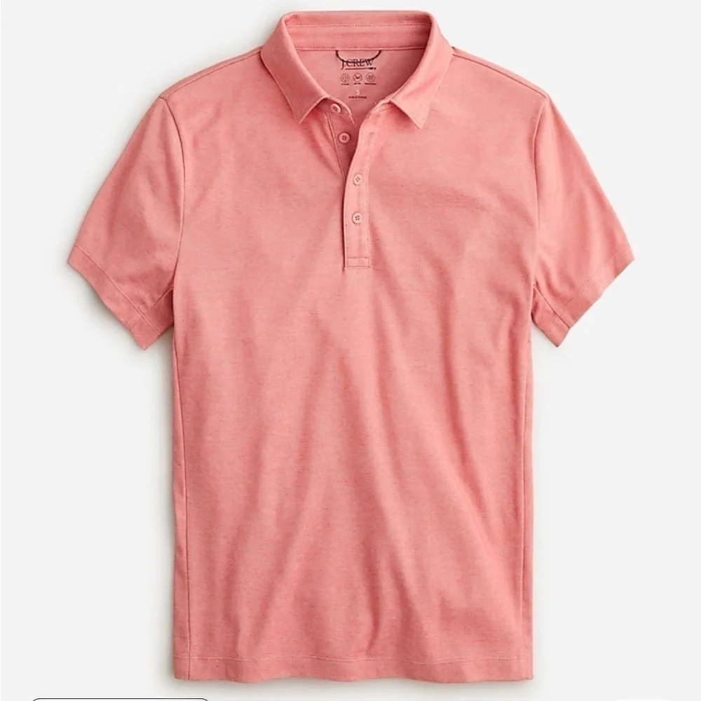 J crew dusty barn Performance polo shirt with COOLMAX